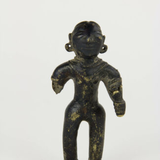 Parvati, Indien, 18. Jh., Bronze, ein Arm abgebrochen, Ausgrabungsstück, H: 9 cm, www.beyreuther.de
