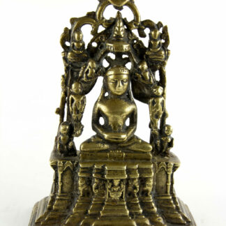 JAIN - Altar, Indien, 16-18. Jh., Bronze, schöne Patina, Gebrauchsspuren. H: 21,5 cm,, www.beyreuther.de