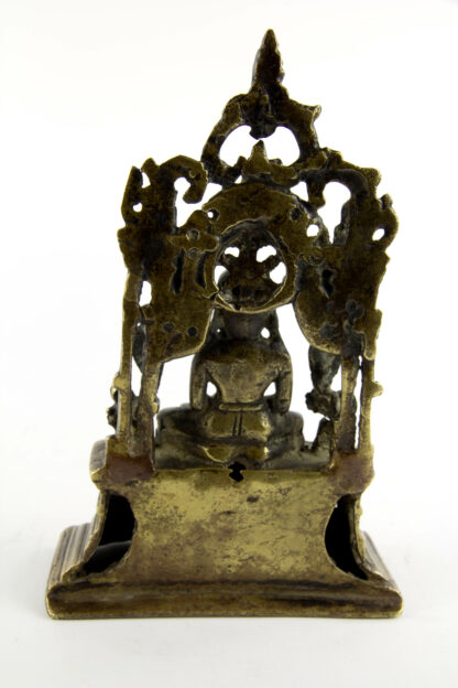 JAIN - Altar, Indien, 16-18. Jh., Bronze, schöne Patina, Gebrauchsspuren. H: 21,5 cm,, www.beyreuther.de