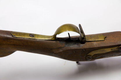 Gewehr, Preußen, M 1809?, aptiert auf Perkussion, ohne Marken, Schaftbruch, flugrostig, Gebrauchsspuren. L: 136 cm, www.beyreuther.de